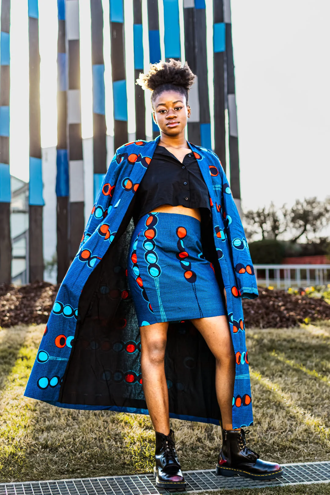 Portrait mode d’une femme en veste – Franck Martinez Photographie